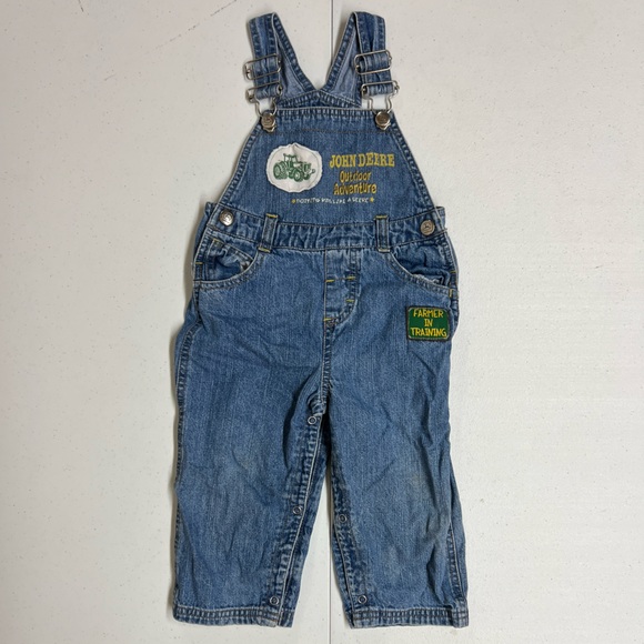 John Deere Bottoms John Deere Baby Denim Overalls 8m Poshmark